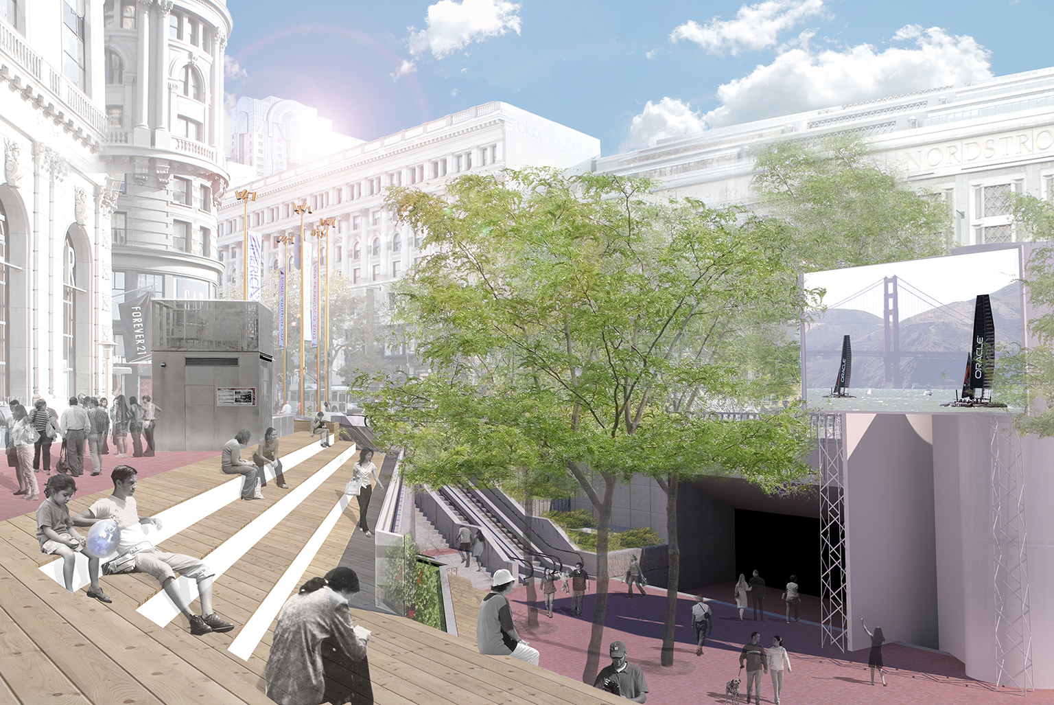 Union Square BID - Hallidie Plaza