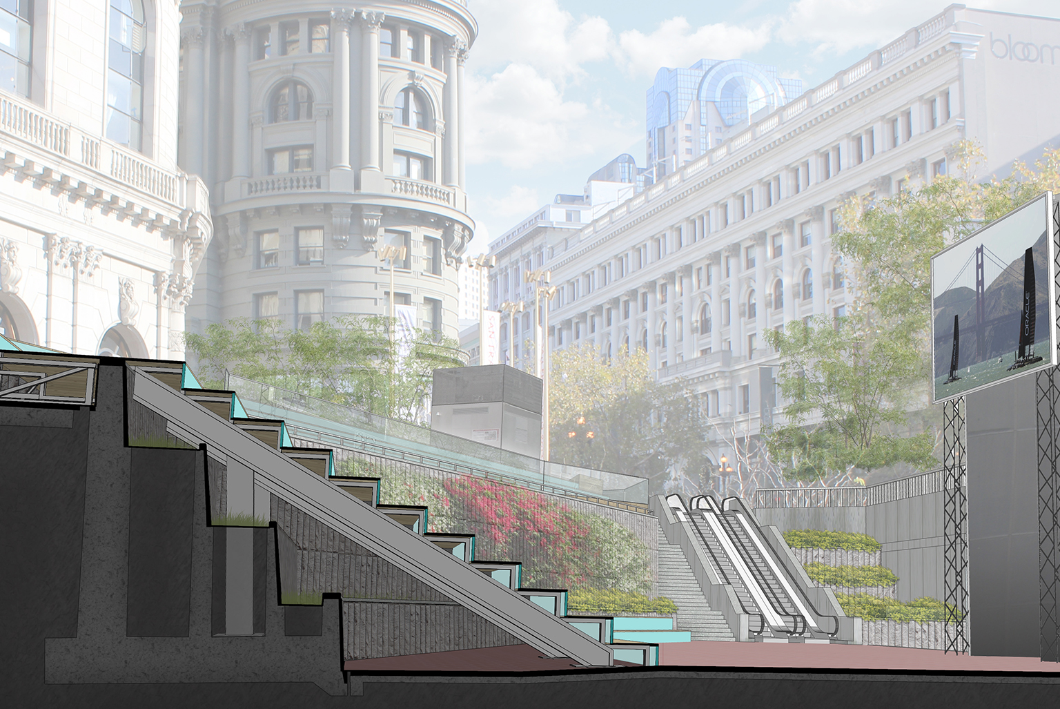 Union Square BID - Hallidie Plaza